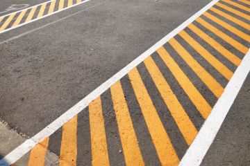 Striping Pavement in West Palm Beach